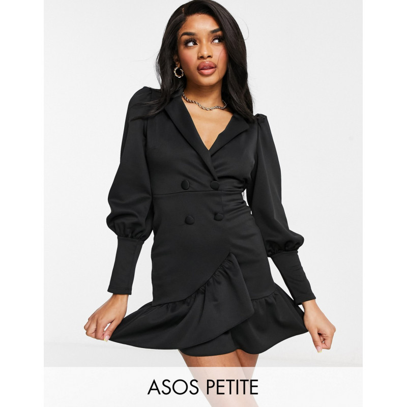 ASOS DESIGN Petite tux wrap...