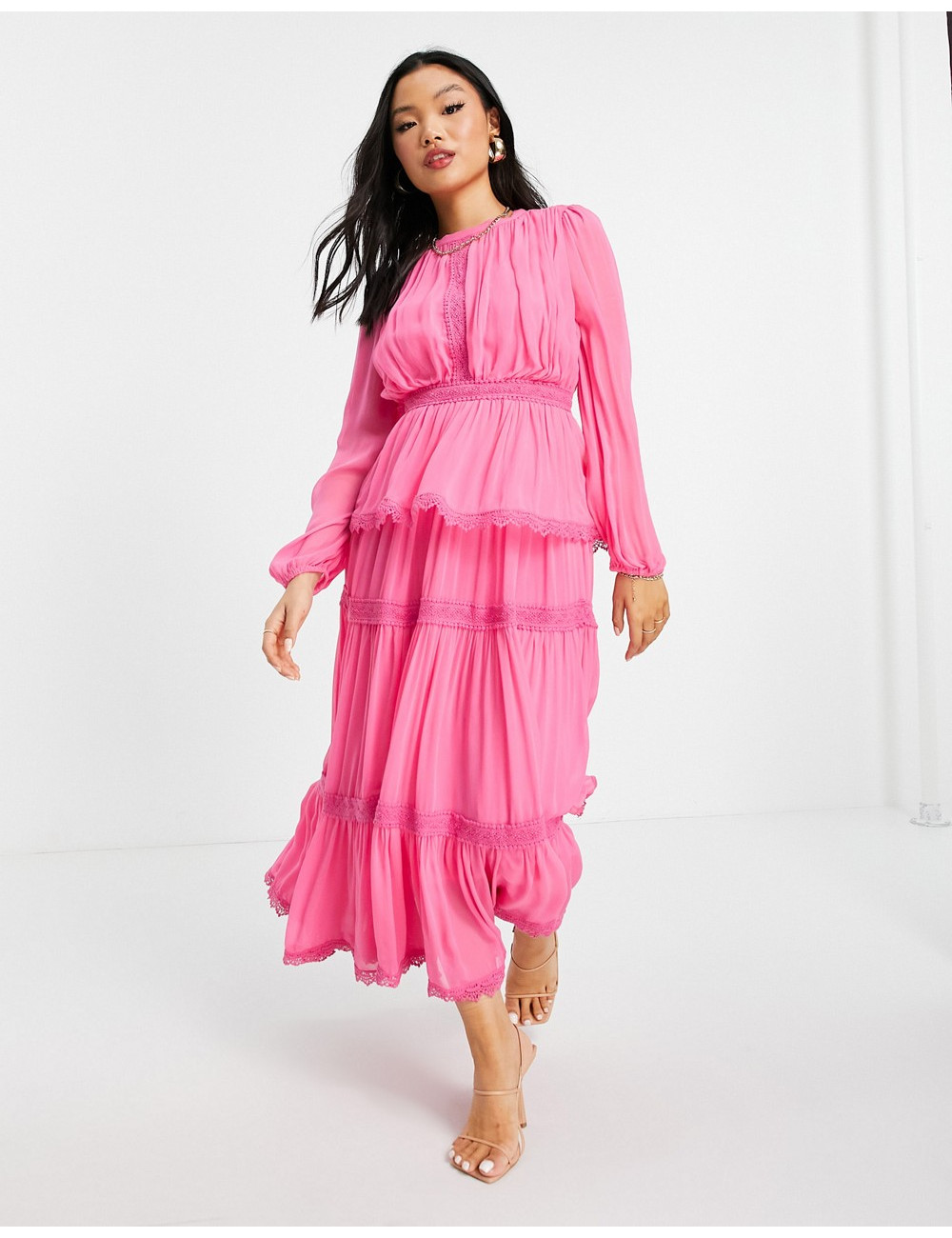 Y.A.S Petite pleated tiered...