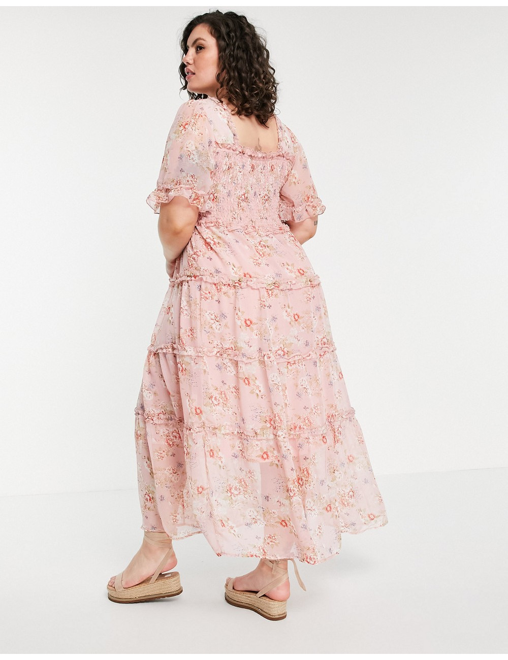 Simply Be chiffon tiered...