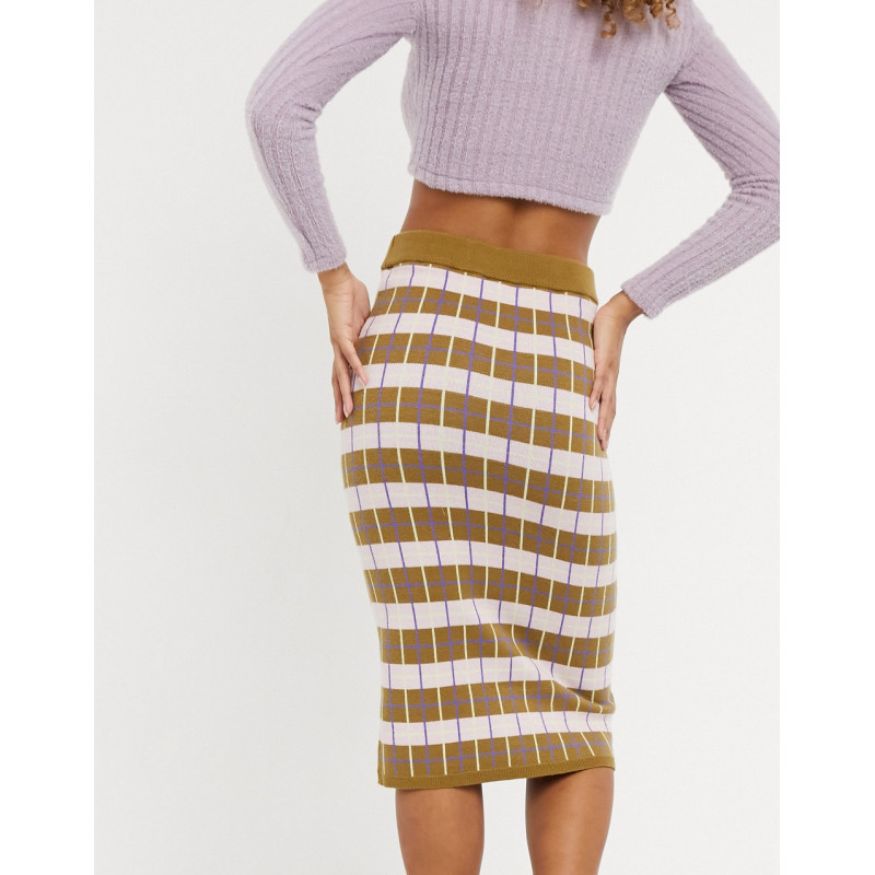 Y.A.S knitted bodycon skirt...