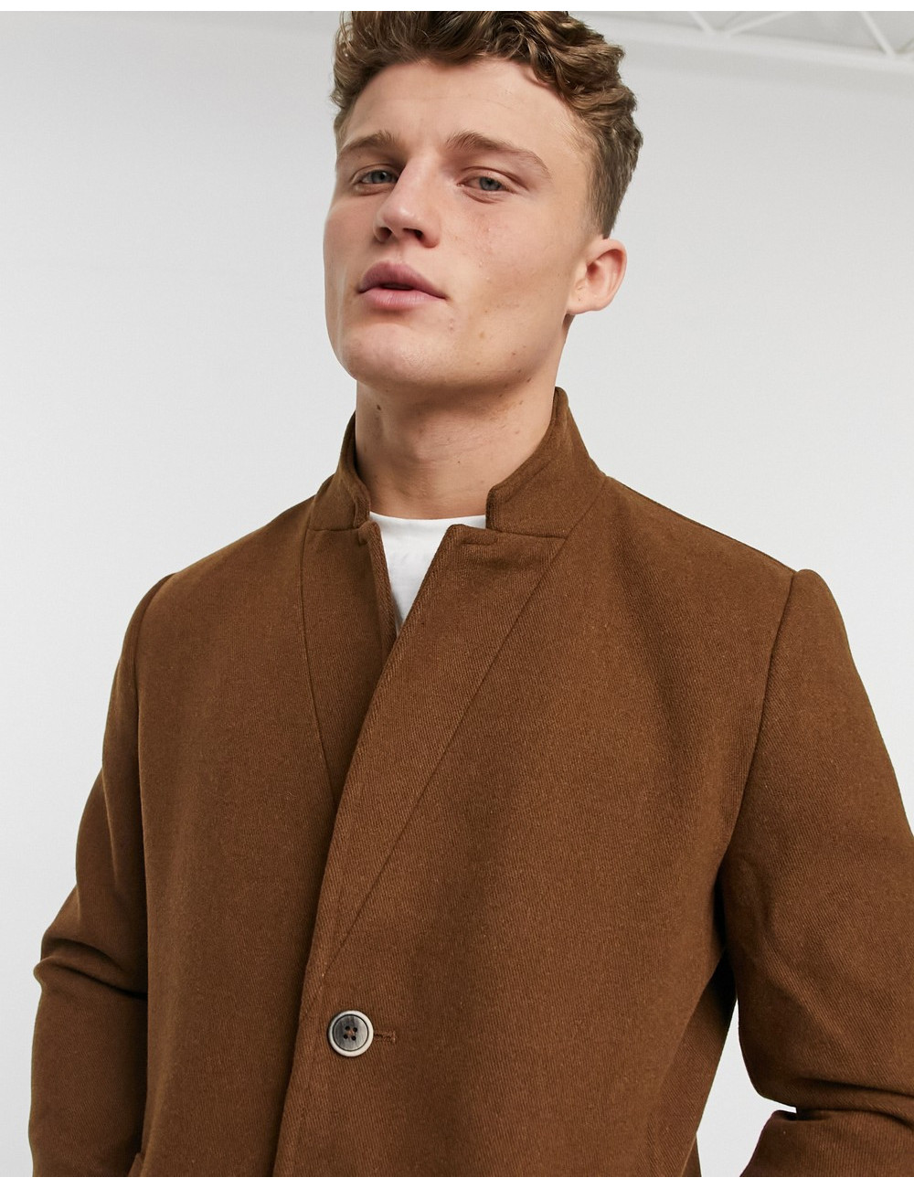 Tom Tailor wool coat in brown