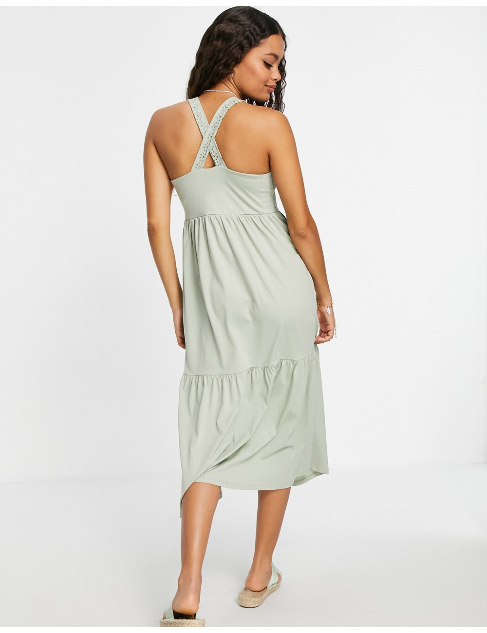Only Petite maxi dress with...