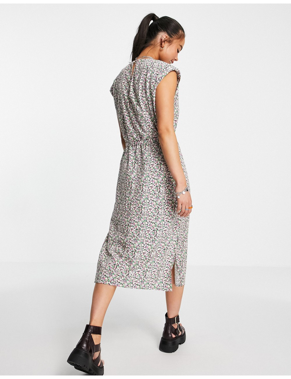 Only midi dress with...