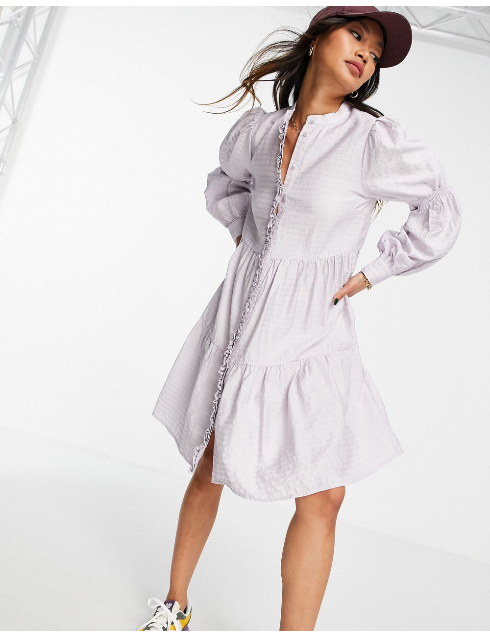 Y.A.S shirt mini dress with...