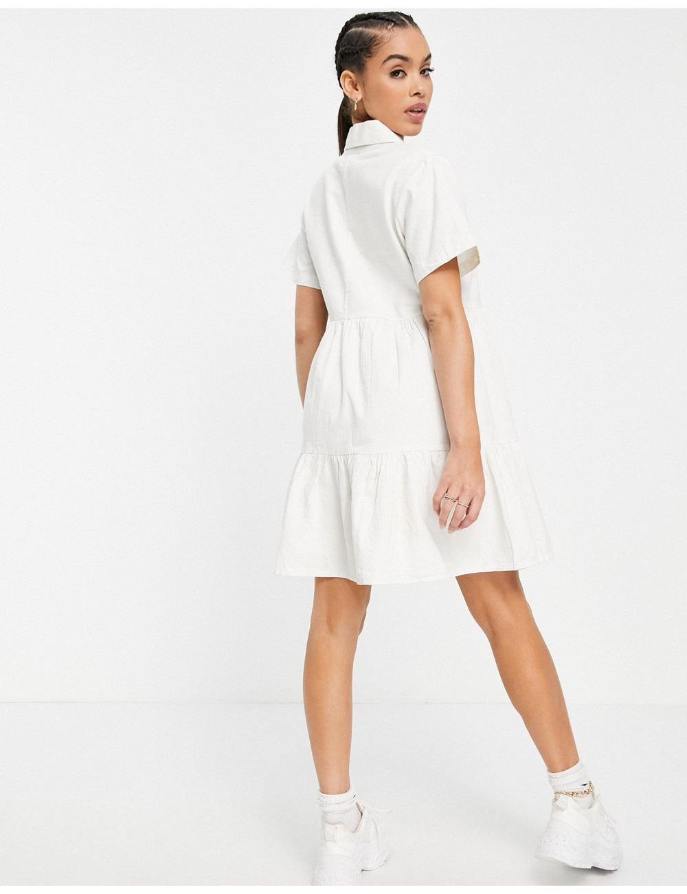 Missguided zip front tiered...