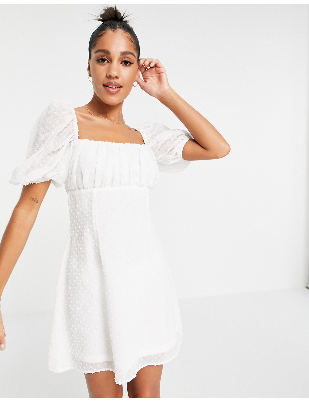 Missguided dobby dress with...