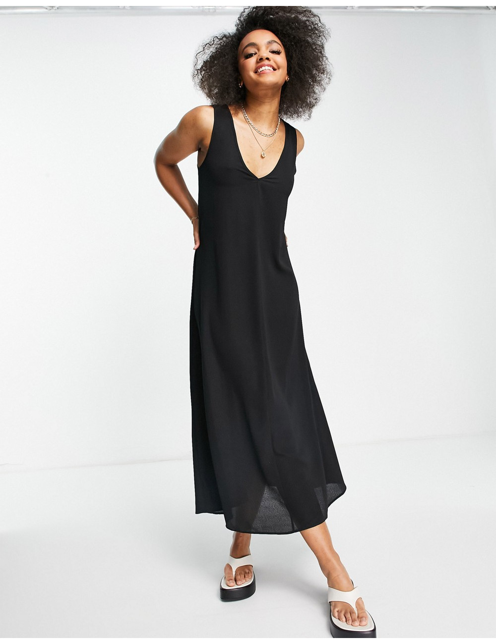 ASOS DESIGN plunge neck...