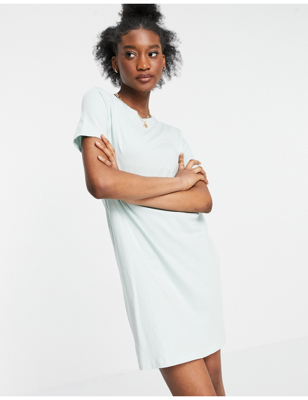 Only t-shirt dress in pale...