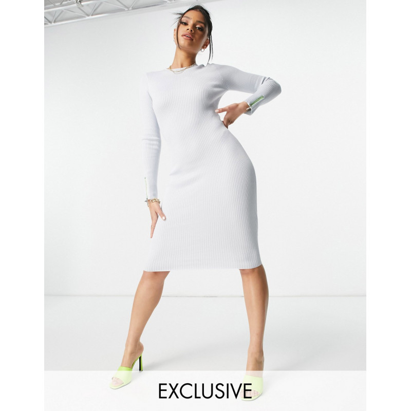 Missguided ribbed midi...