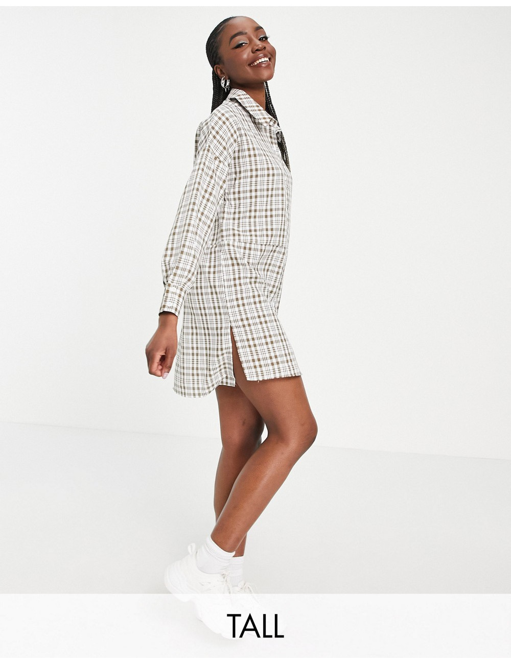 Missguided Tall green check...