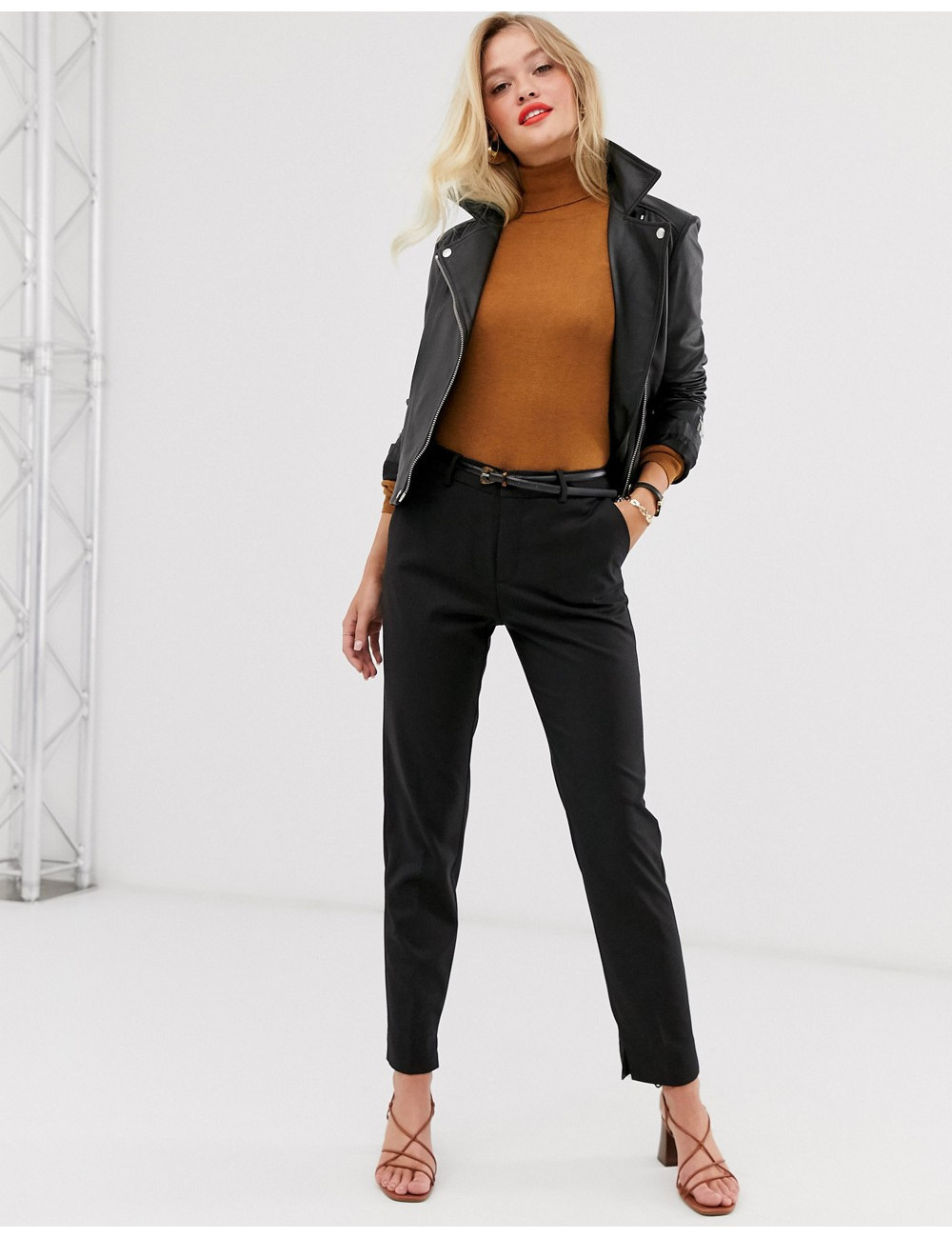 Mango tailored trousers in...