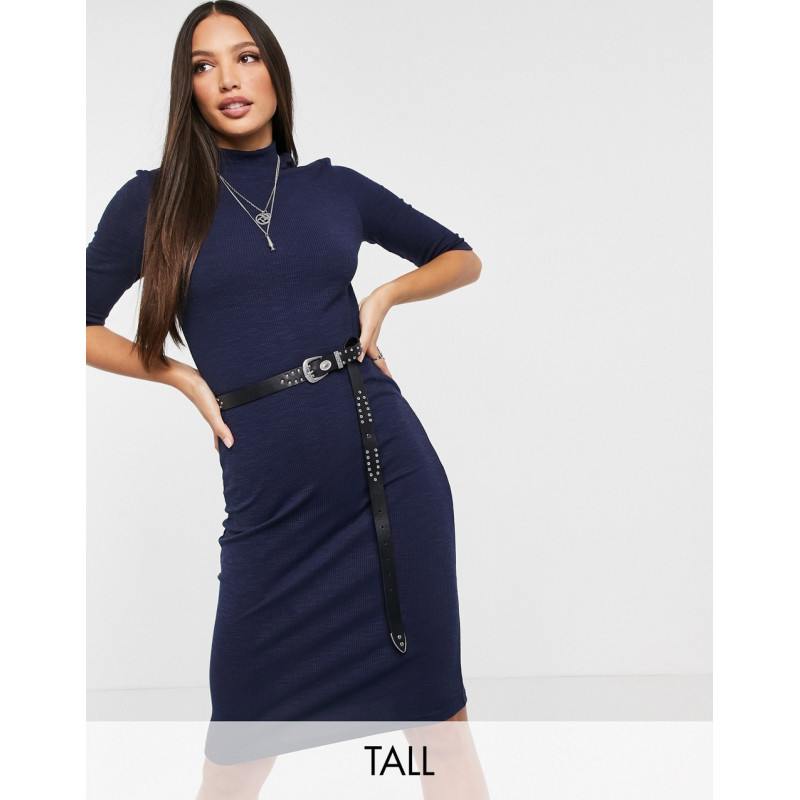 Only Tall midi dress with...