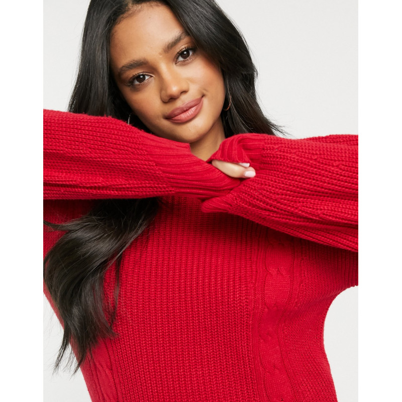 Hollister cable sweater...