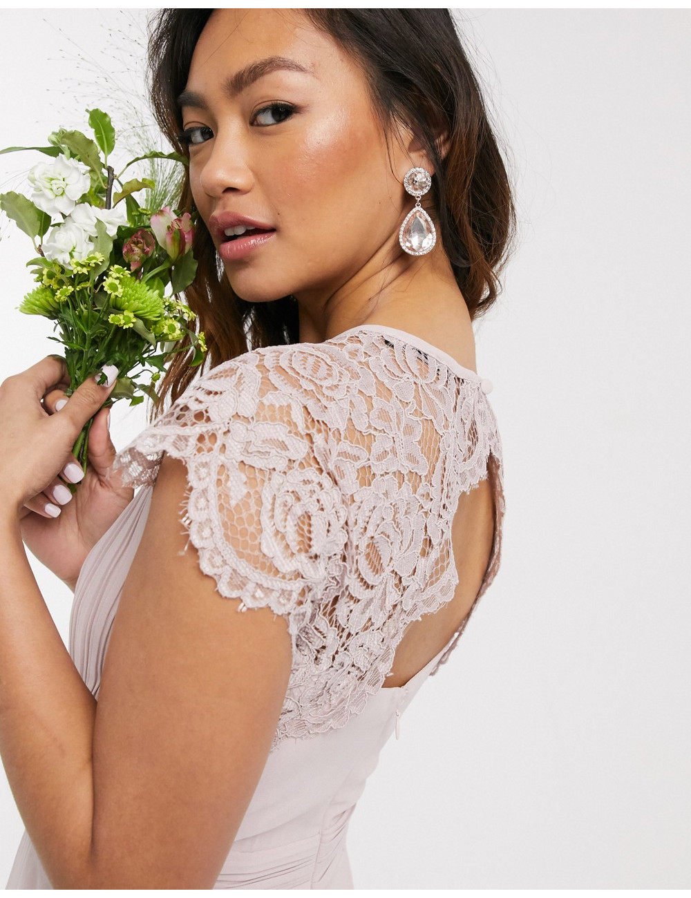 TFNC bridesmaid lace sleeve...