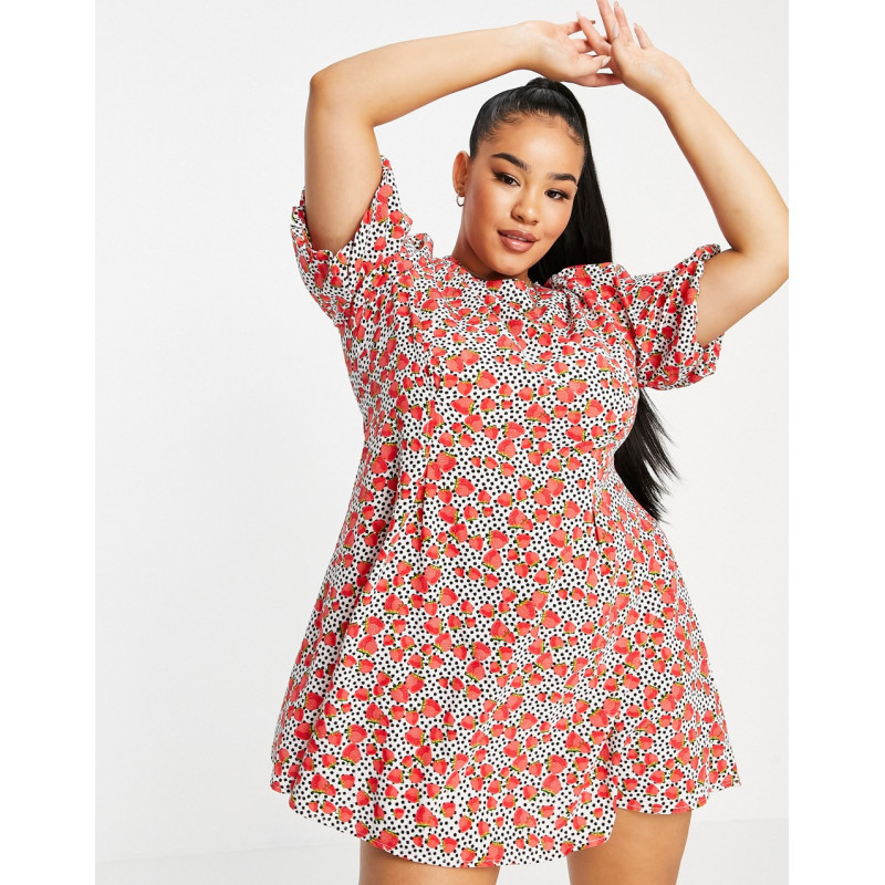 Simply Be skater dress with...
