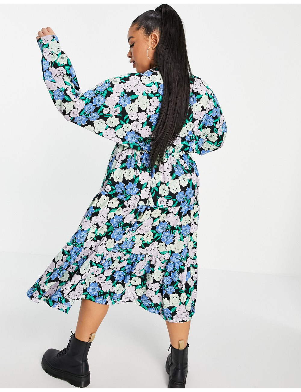 Simply Be tiered smock midi...