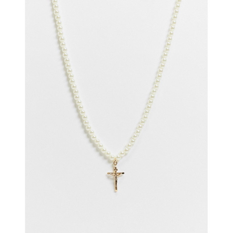 Chained & Able pearl cross...