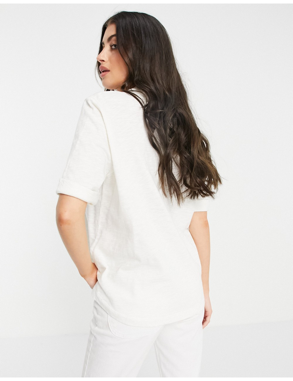 Whistles polo t shirt in ivory