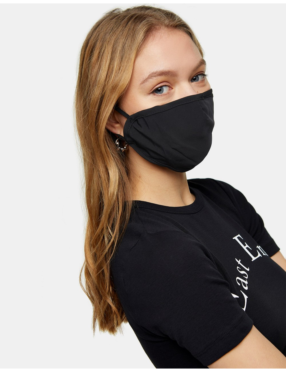 Topshop face covering in black