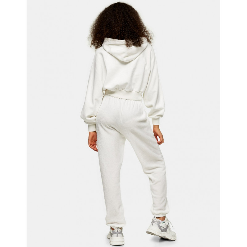 Topshop toweling joggers in...