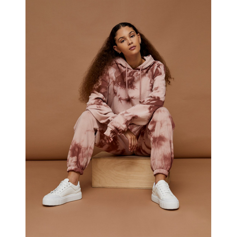 Topshop joggers in pink marl