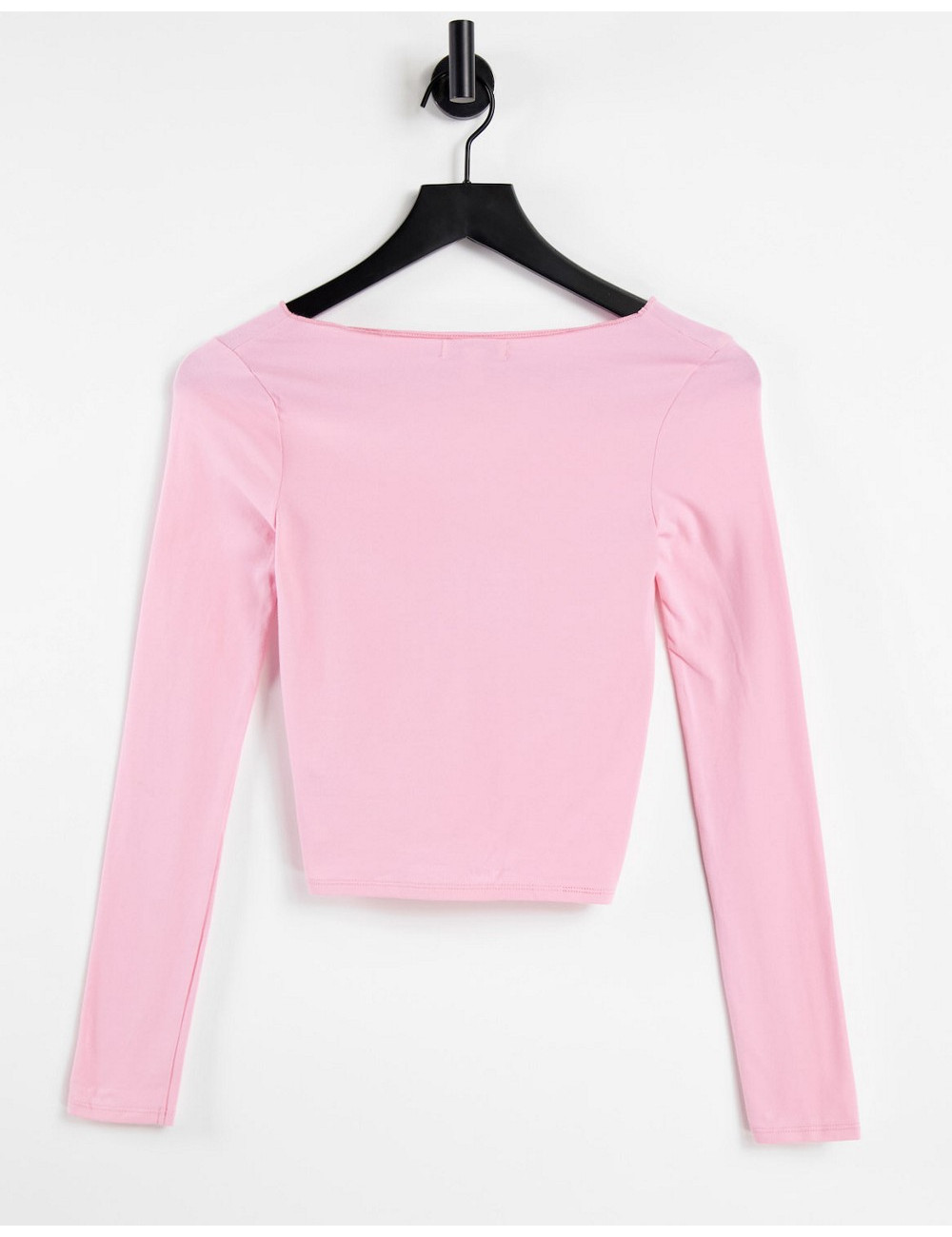 Topshop long sleeve ruch...