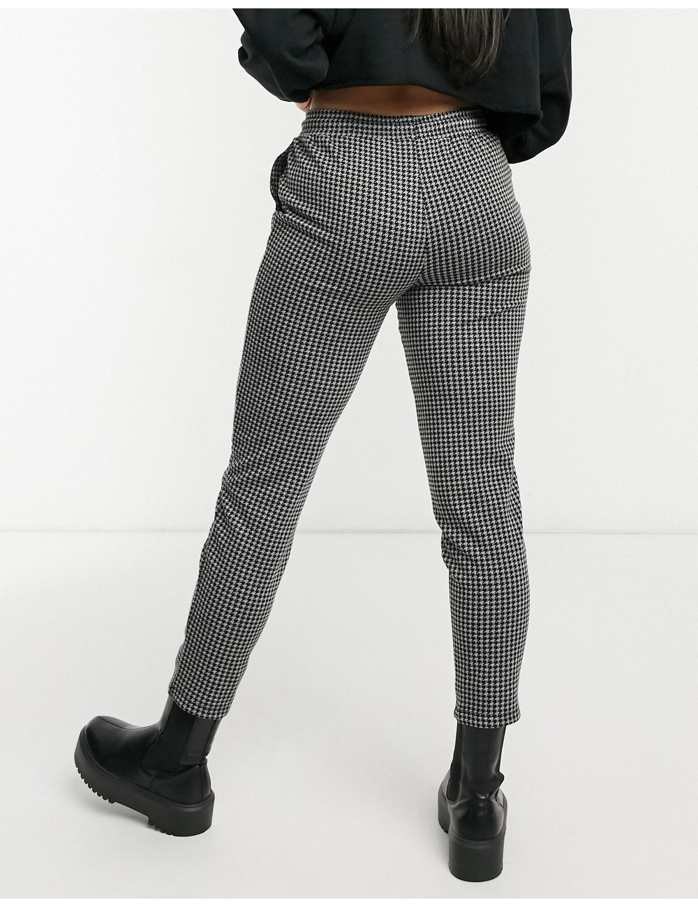 New Look dogtooth jogger in...