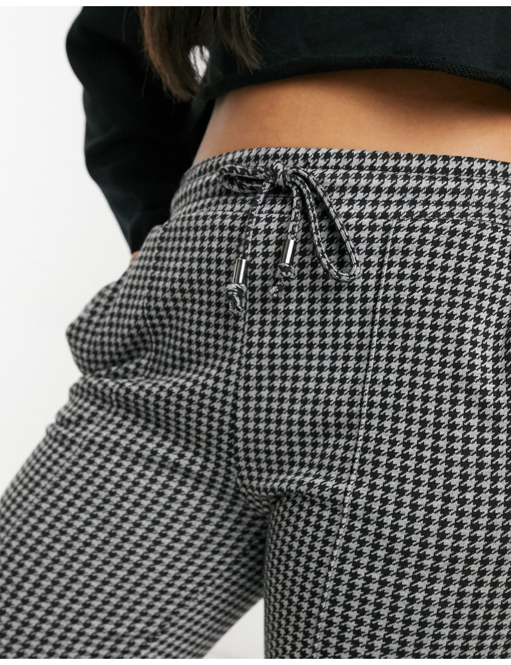 New Look dogtooth jogger in...