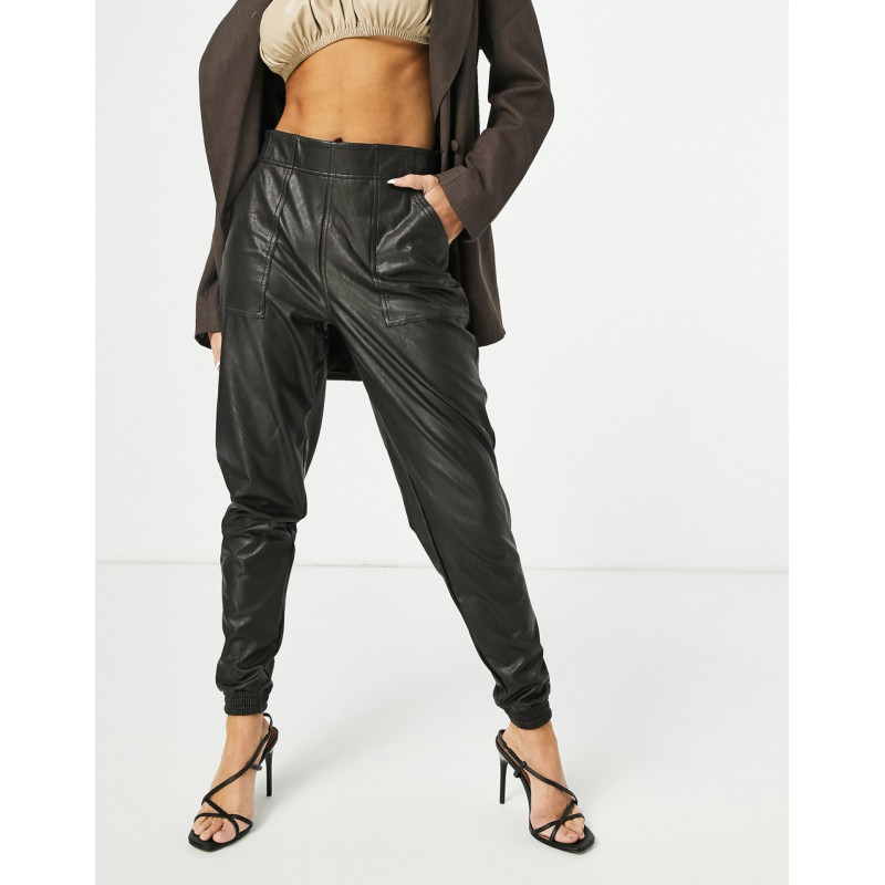 Spanx faux leather joggers...