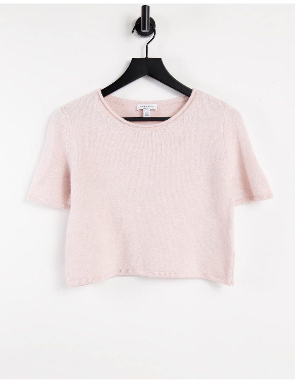 Topshop knitted boxy tee in...