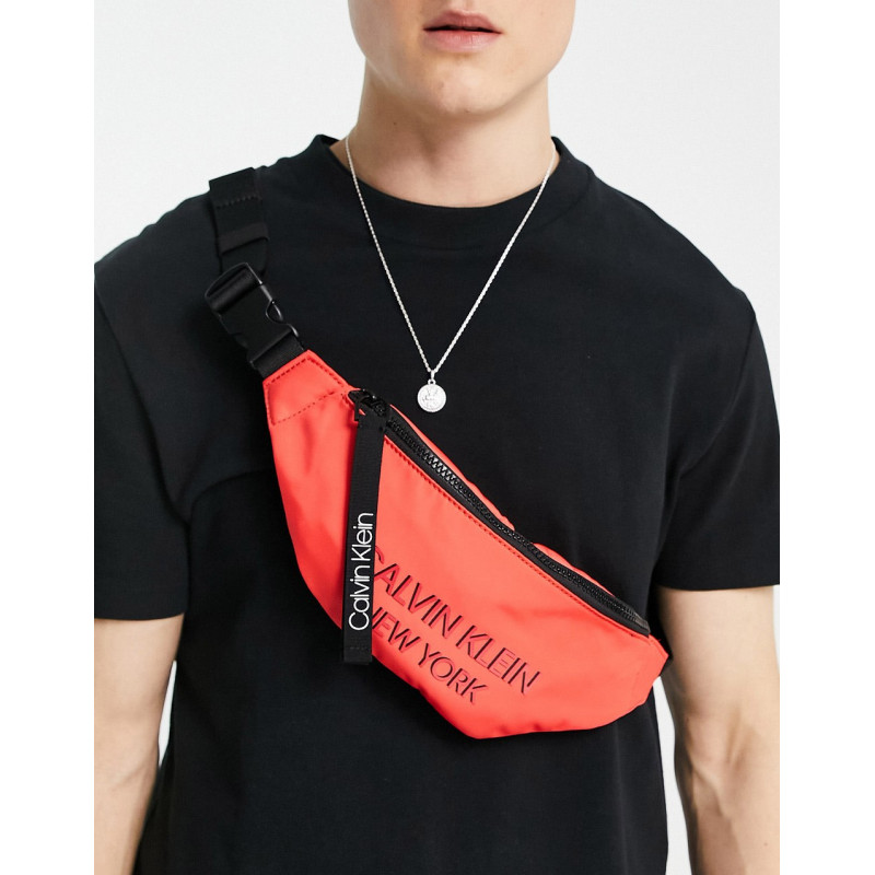 Calvin Klein NY bumbag in red