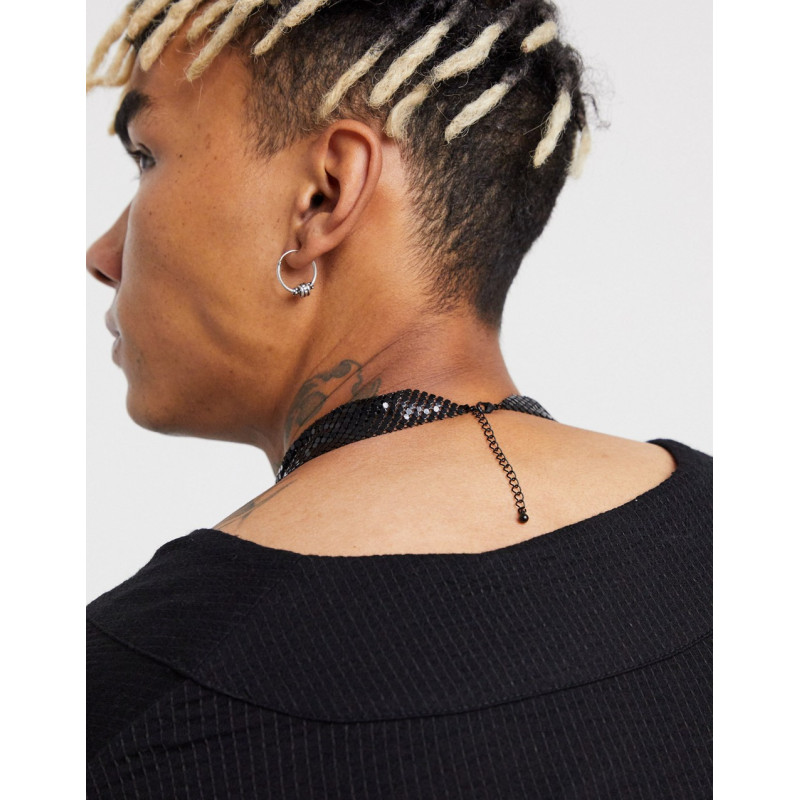 ASOS DESIGN metal bandana...