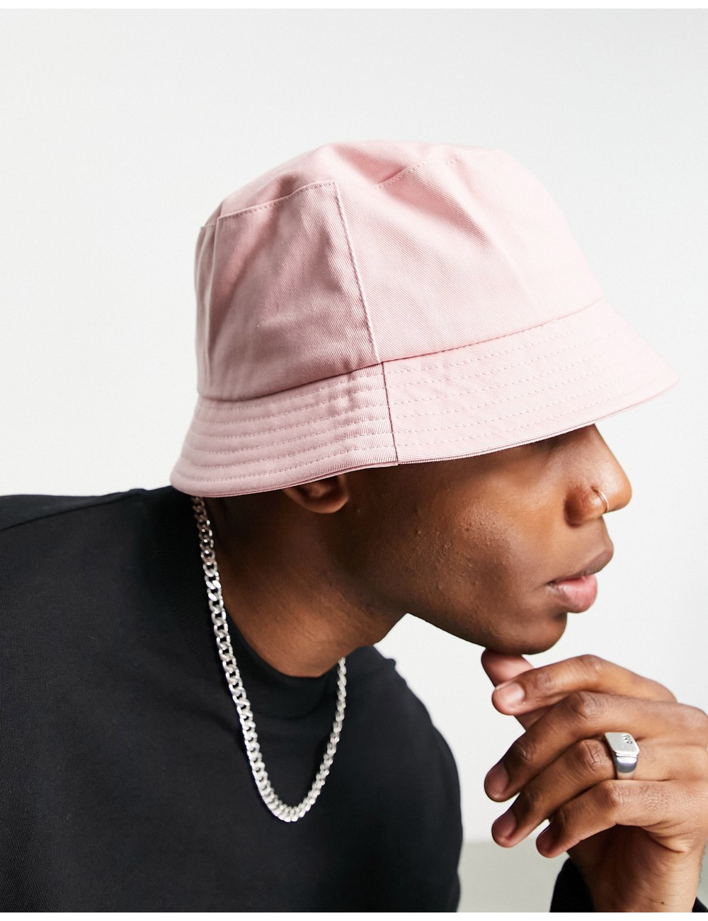 ASOS DESIGN bucket hat in pink