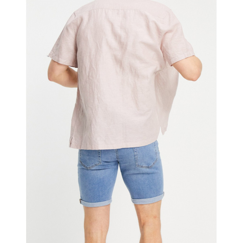 New Look slim denim shorts...