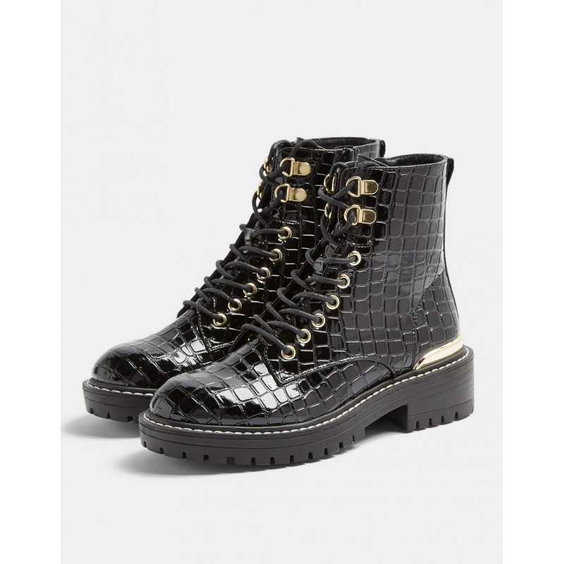 Topshop lace up boots