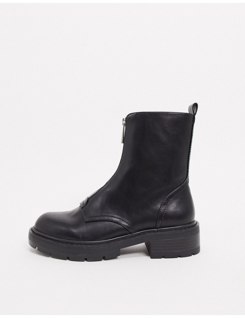 Pull&Bear patent boot with...