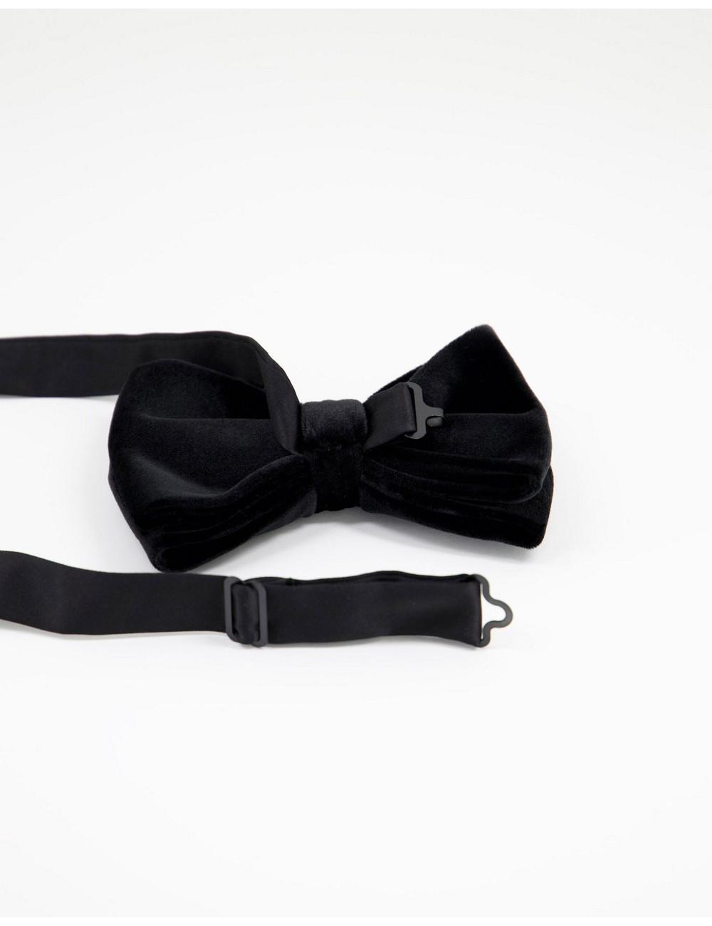 ASOS DESIGN velvet bow tie...