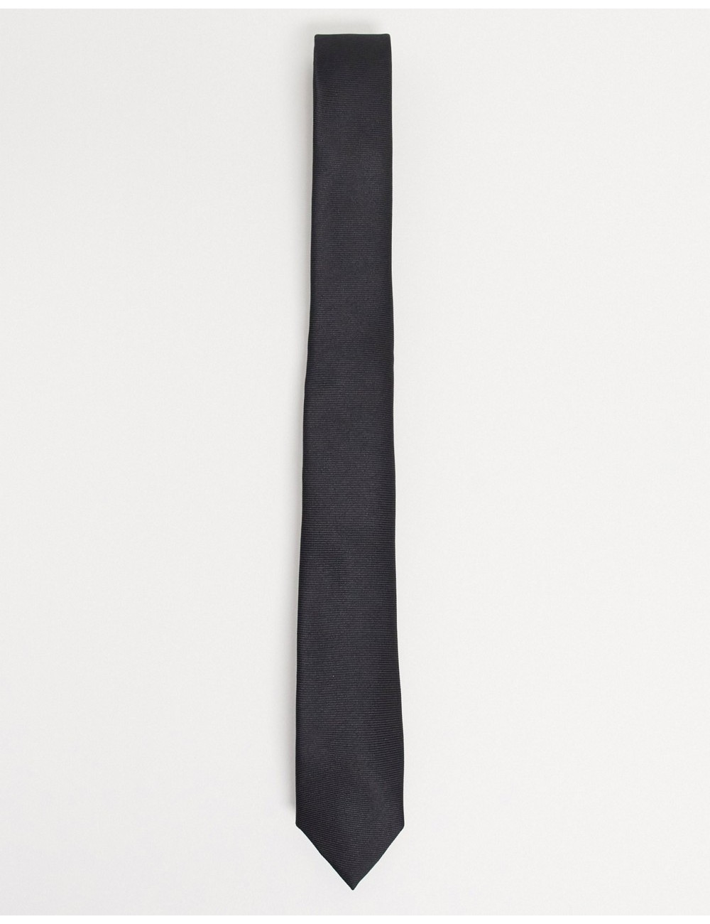 ASOS DESIGN slim tie in black