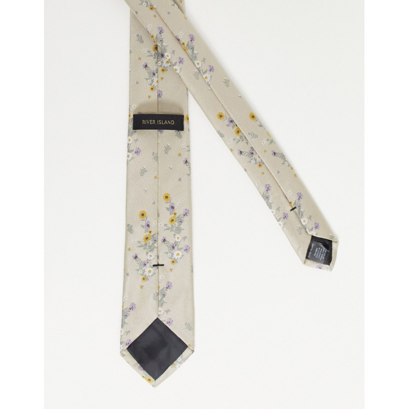 River Island floral tie in...