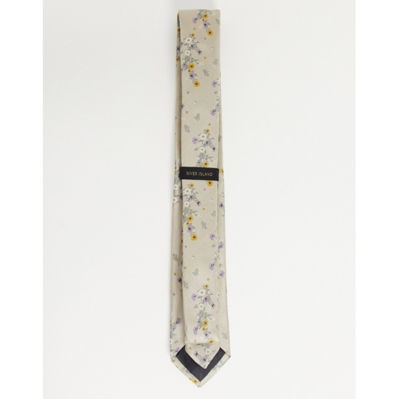 River Island floral tie in...