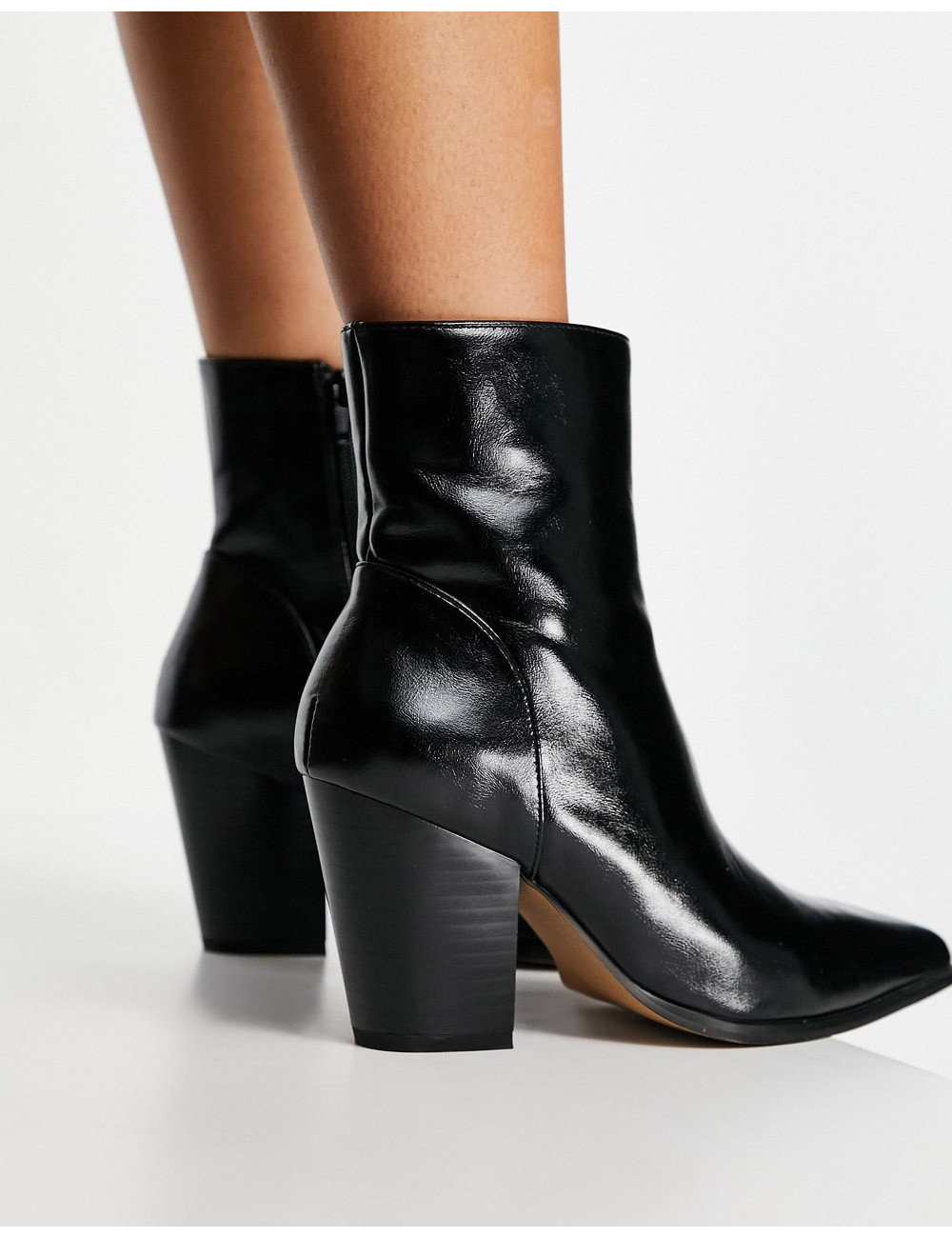 NA-KD western chunky heel...