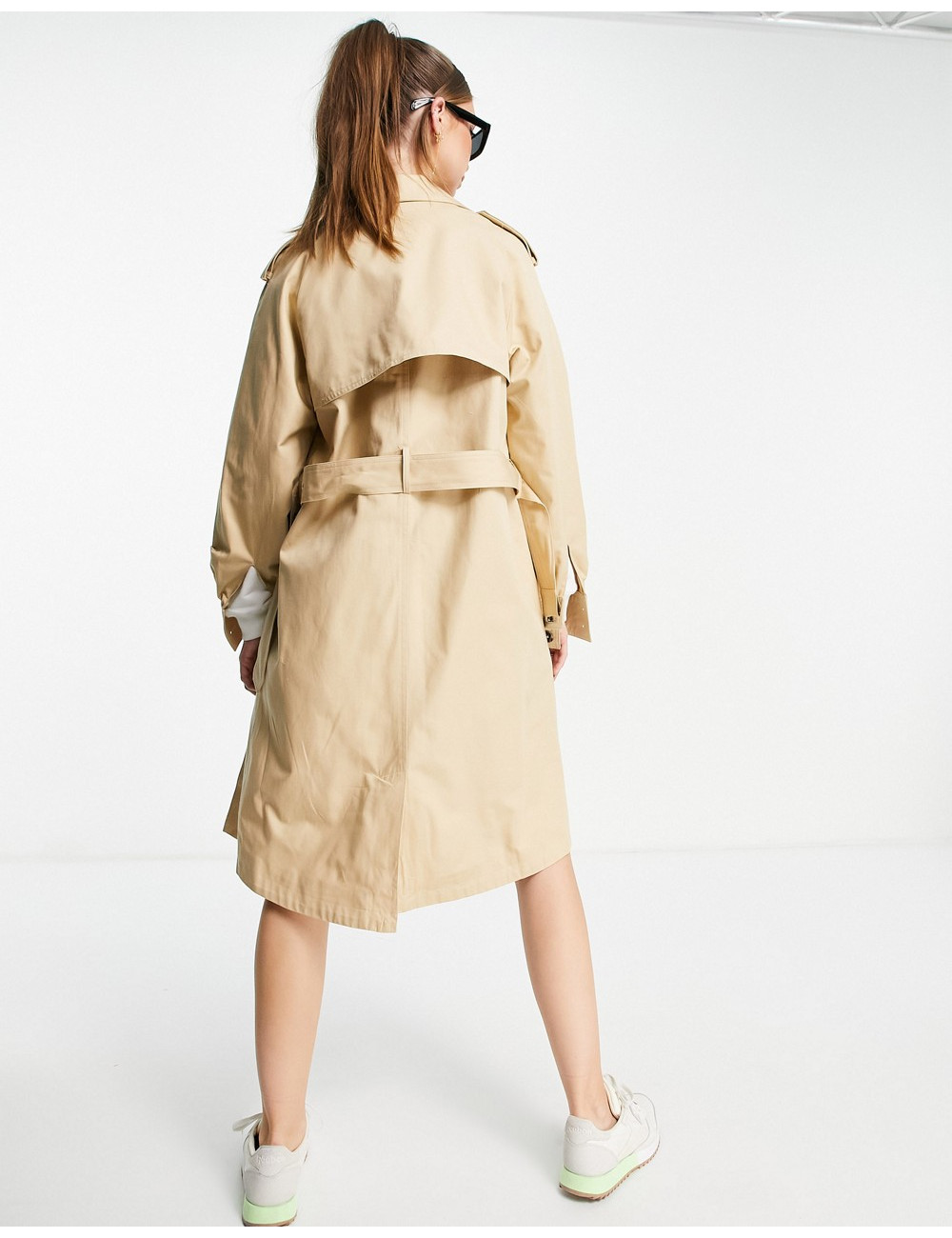 Y.A.S belted trench coat in...