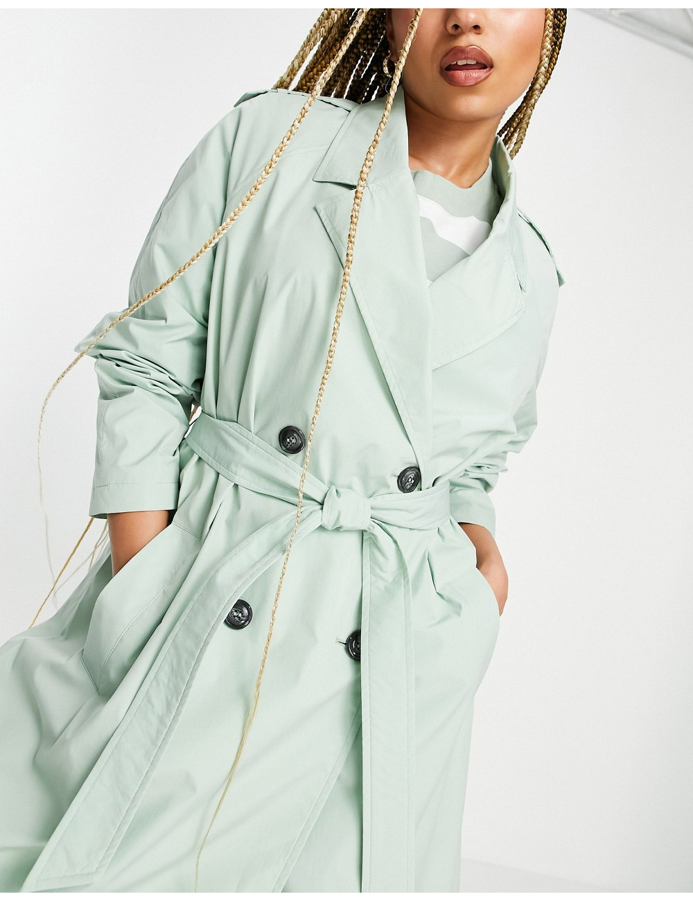 Pimkie belted trench coat...