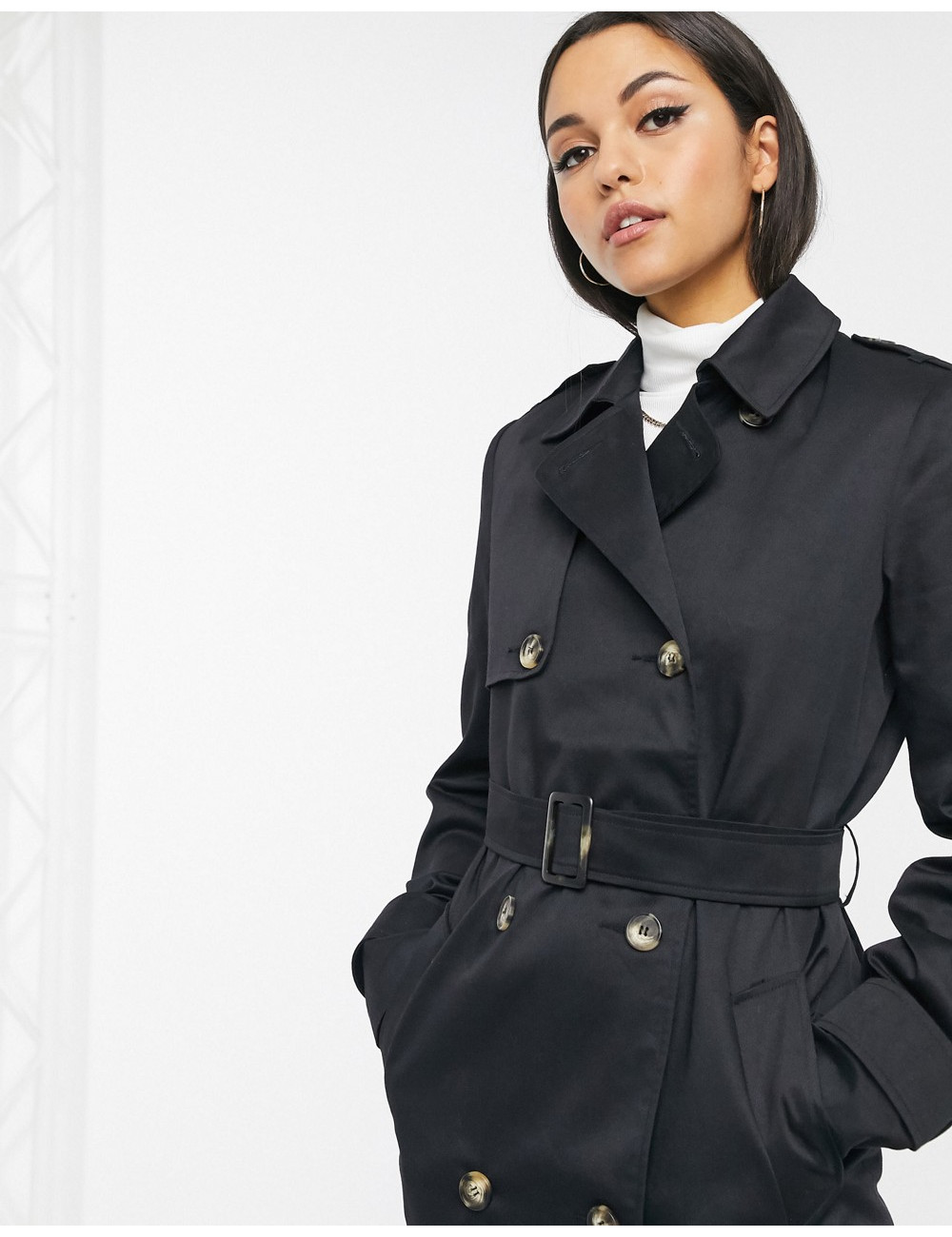 ASOS DESIGN Tall trench...