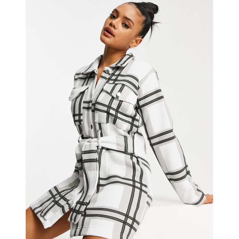 Lasula shirt dress with...