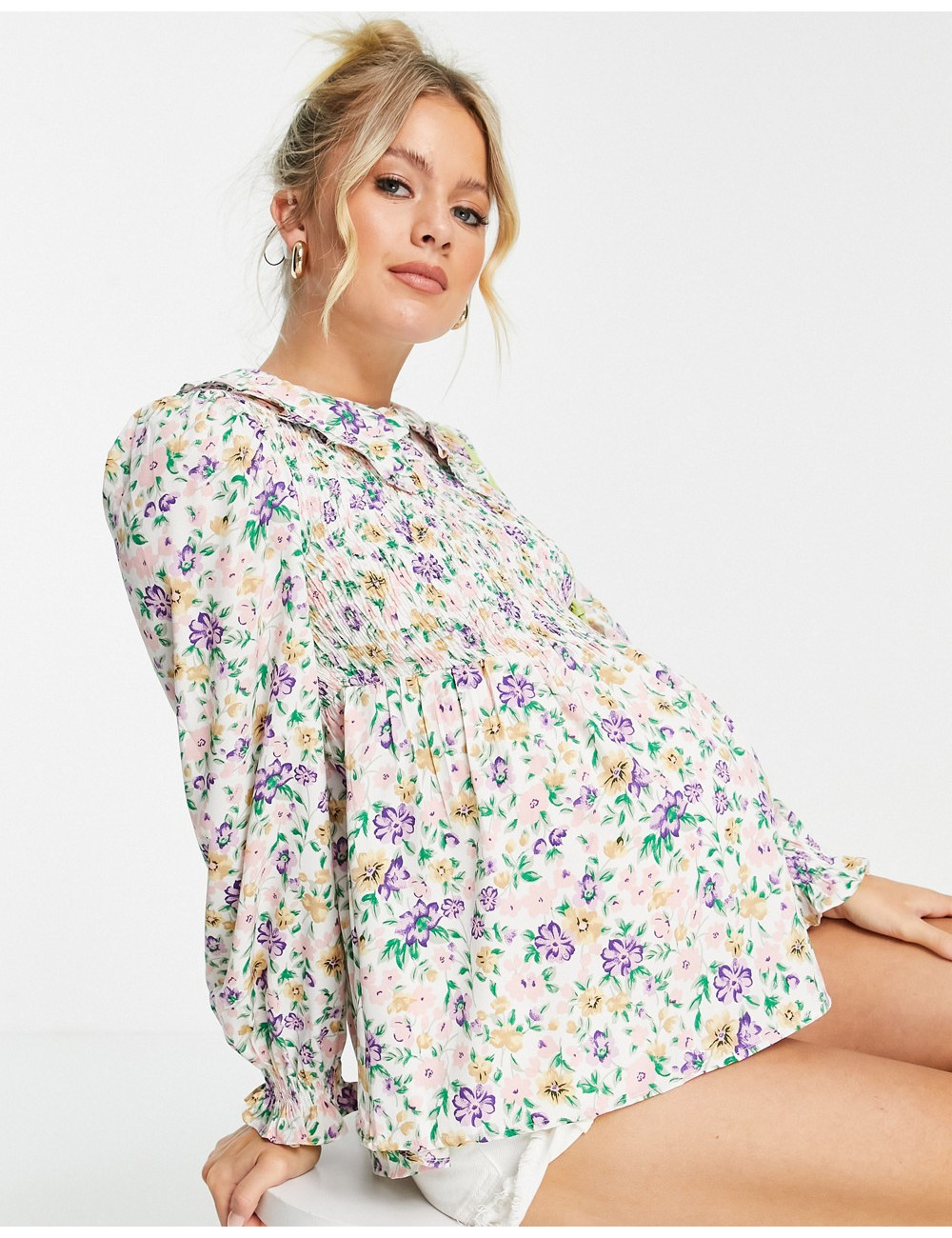 Pieces Maternity oversized...