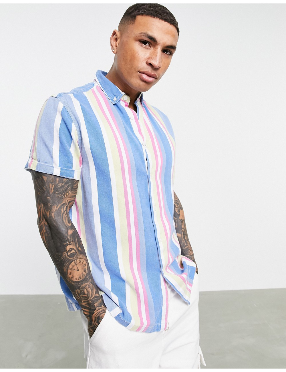 ASOS DESIGN relaxed twill...