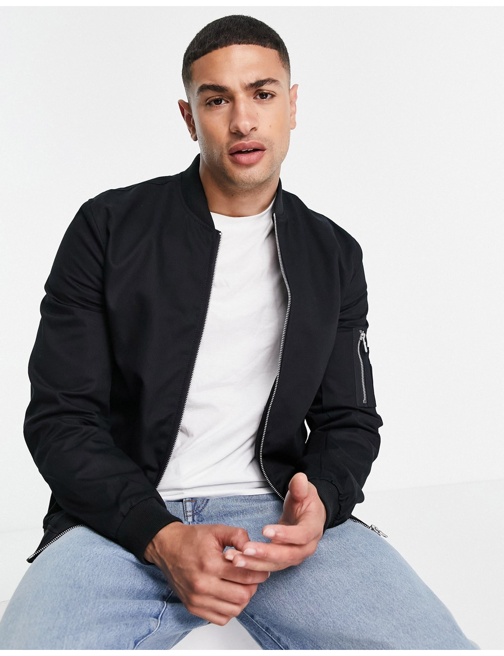 ASOS DESIGN bomber jacket...