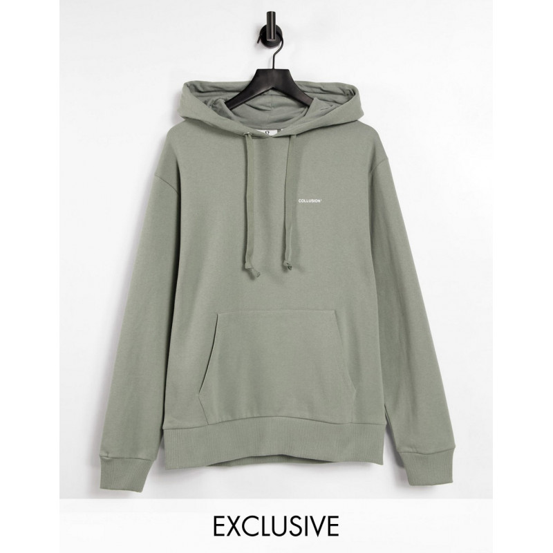 COLLUSION hoodie with logo...