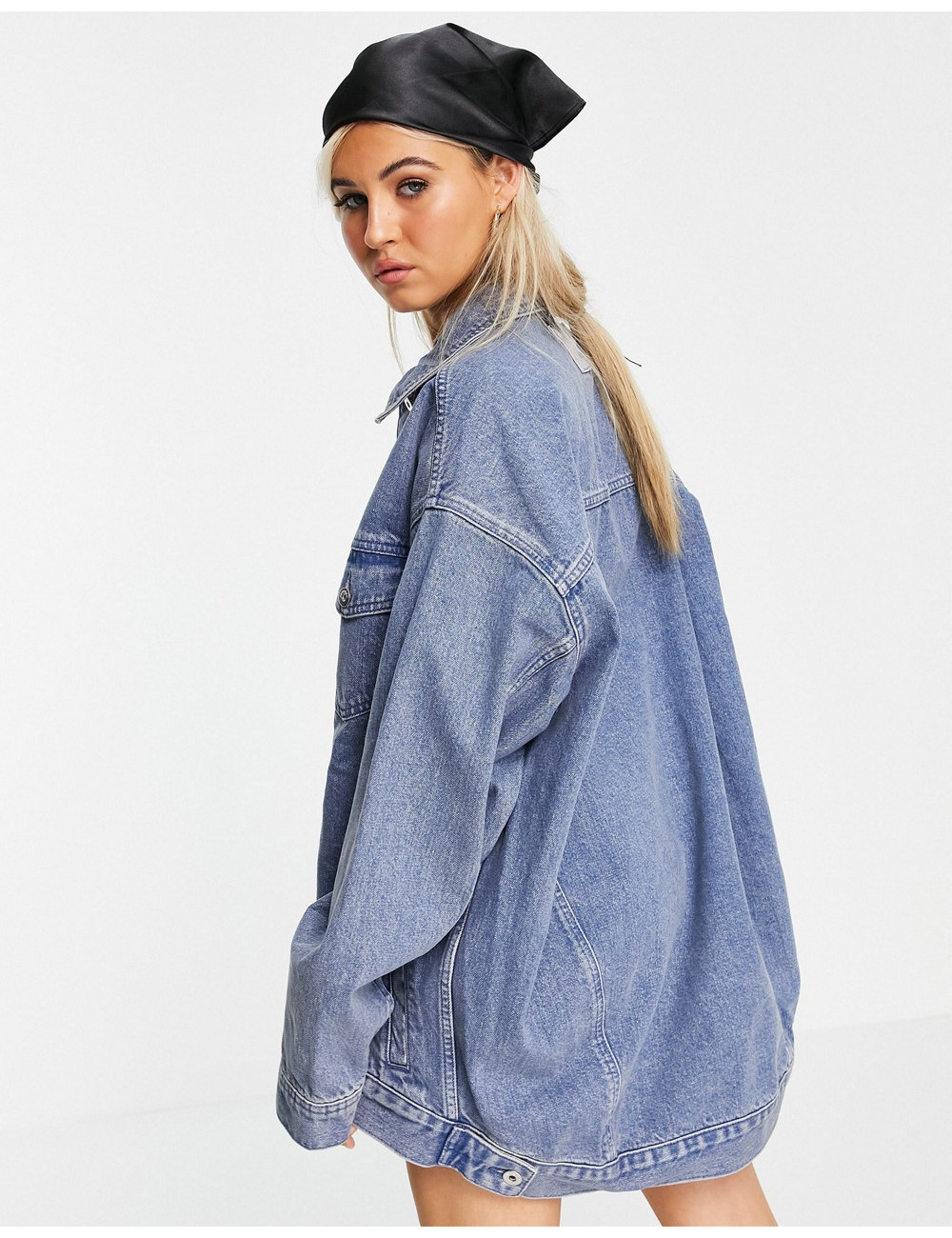 COLLUSION denim jacket with...